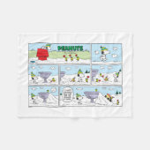 Snoopy & De Bemanning Fleece Deken (Voorkant (Horizontaal))
