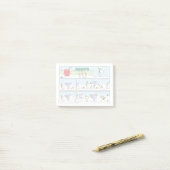 Snoopy & De Bemanning Post-it® Notes (Op bureau)