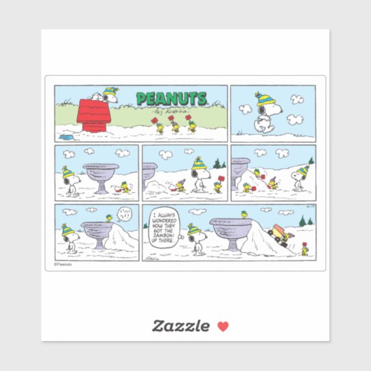 Snoopy & De Bemanning Sticker (Vel)