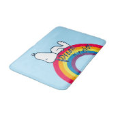 Snoopy | Dream in kleurenregenboog Badmat (Gekanteld)