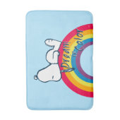 Snoopy | Dream in kleurenregenboog Badmat (Voorkant Verticaal)