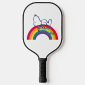 Snoopy | Dream in kleurenregenboog Pickleball Paddle (Voorkant)