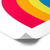 Snoopy | Dream in kleurenregenboog Poster (Hoek)