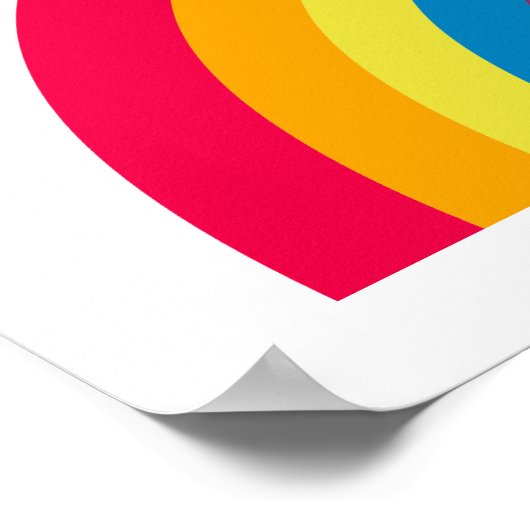 Snoopy | Dream in kleurenregenboog Poster (Hoek)