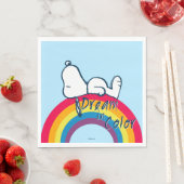 Snoopy | Dream in kleurenregenboog Servet (Insitu)