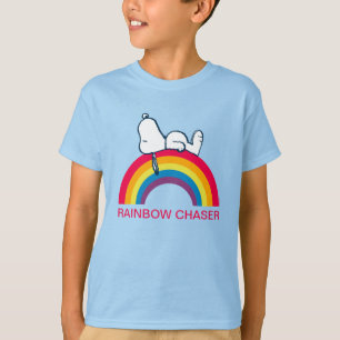 Snoopy Dream in kleurenregenboog T-shirt