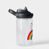 Snoopy | Dream in kleurenregenboog Waterfles (Rechts)