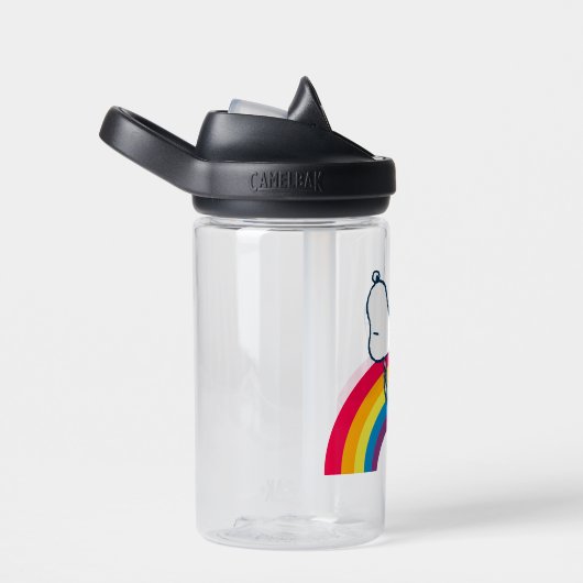 Snoopy | Dream in kleurenregenboog Waterfles (Rechts)