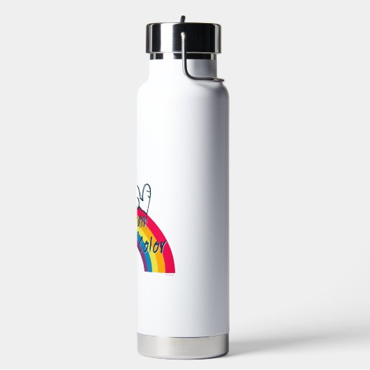 Snoopy | Dream in kleurenregenboog Waterfles (Links)
