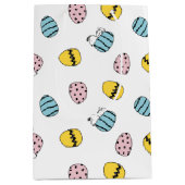 Snoopy Easter Egg Pattern Medium Cadeauzakje (Voorkant)