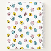 Snoopy Easter Egg Pattern Notitieboek (Achterkant)