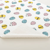 Snoopy Easter Egg Pattern Sherpa Deken (3/4)