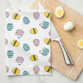 Snoopy Easter Egg Pattern Theedoek (Quarter Fold)