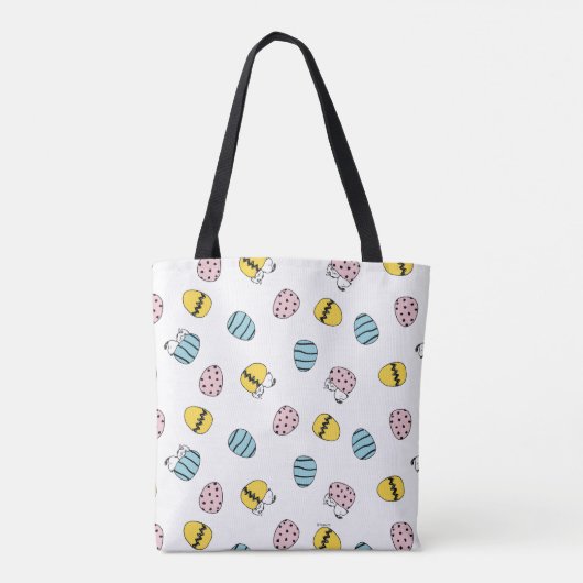 Snoopy Easter Egg Pattern Tote Bag (Achterkant)