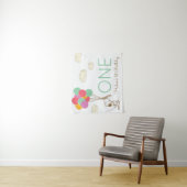 Snoopy en Ballonnen 1e verjaardag Wandkleed (In situ)