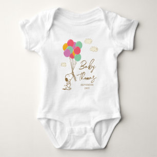 Snoopy en ballonnen Baby Binnenkort Romper