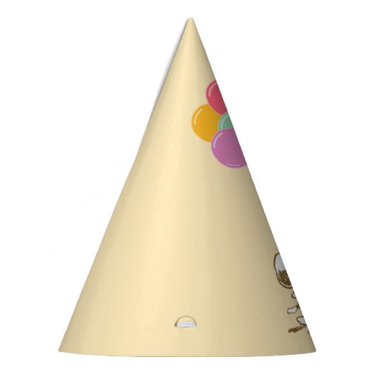 Snoopy en ballonnen feesthoedjes (Links)