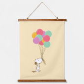 Snoopy en ballonnen hangend wandkleed (Voorkant)