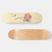 Snoopy en ballonnen persoonlijk skateboard (Horizontaal)