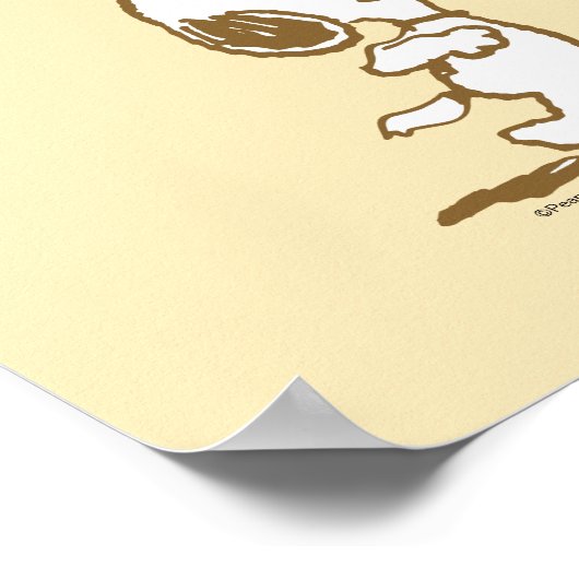 Snoopy en ballonnen poster (Hoek)