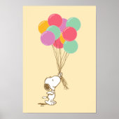 Snoopy en ballonnen poster (Voorkant)