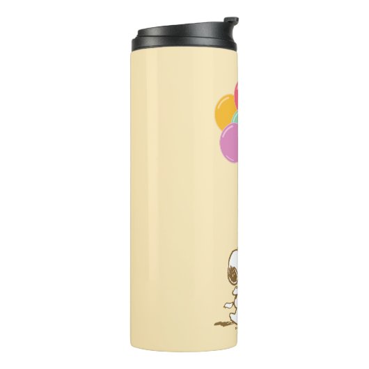 Snoopy en ballonnen thermosbeker (Gedraaid links)