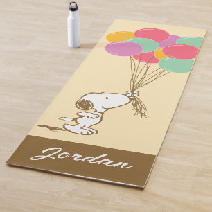 Snoopy en ballonnen yogamat