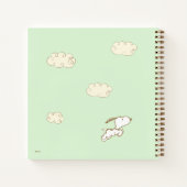 Snoopy en Balloons Baby shower Gast Geschenklijst Notitieboek (Achterkant)