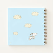 Snoopy en Balloons Baby shower Gast Geschenklijst Notitieboek (Achterkant)