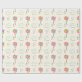 Snoopy en Balloons Birthday Cadeaupapier (Vlak)