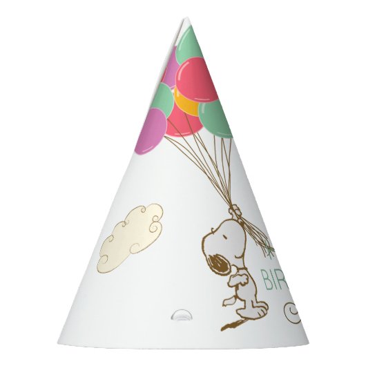 Snoopy en Balloons Birthday Feesthoedjes (Links)