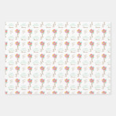 Snoopy en Balloons Birthday Inpakpapier Vel (Voorkant)