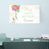 Snoopy en Balloons Birthday Spandoek (Beurs)