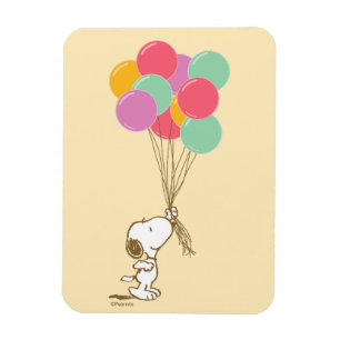 Snoopy en Balloons Magnet Magneet
