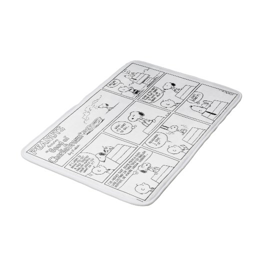 Snoopy en Charlie Brown | Engelse muffin Badmat (Gekanteld)