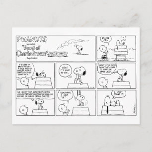Snoopy en Charlie Brown   Engelse muffin Briefkaart