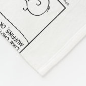 Snoopy en Charlie Brown | Engelse muffin Fleece Deken (Hoek)