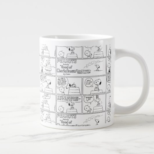 Snoopy en Charlie Brown | Engelse muffin Grote Koffiekop (Rechts)