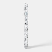 Snoopy en Charlie Brown | Engelse muffin iPhone 15 Case (Linkerkant)