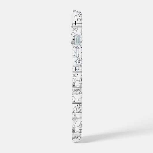 Snoopy en Charlie Brown | Engelse muffin iPhone 15 Case (Linkerkant)