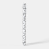 Snoopy en Charlie Brown | Engelse muffin iPhone 15 Case (Rechterkant)