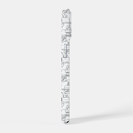 Snoopy en Charlie Brown | Engelse muffin iPhone 15 Case (Rechterkant)