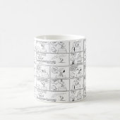 Snoopy en Charlie Brown | Engelse muffin Koffiemok (Center)