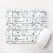 Snoopy en Charlie Brown | Engelse muffin Muismat (Met muis)