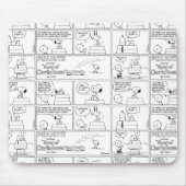 Snoopy en Charlie Brown | Engelse muffin Muismat (Voorkant)