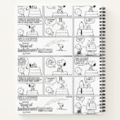 Snoopy en Charlie Brown | Engelse muffin Notitieboek (Achterkant)