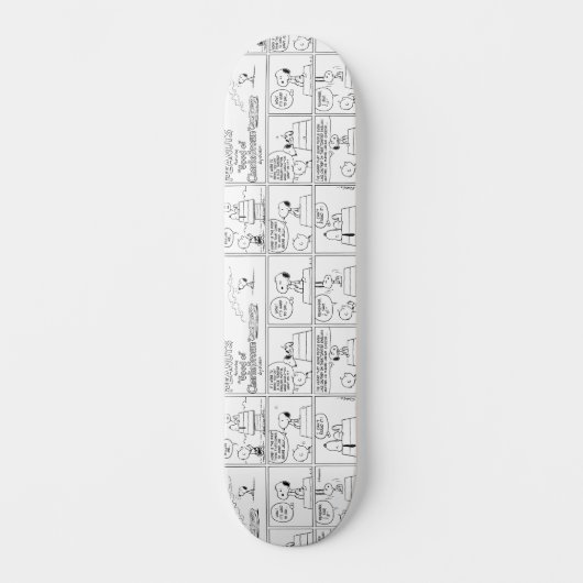 Snoopy en Charlie Brown | Engelse muffin Persoonlijk Skateboard (Voorkant)