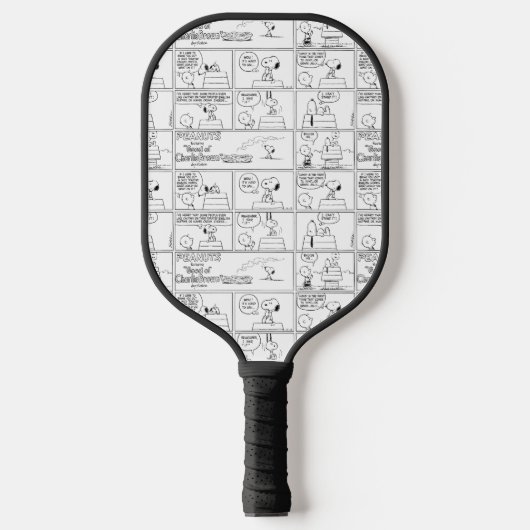 Snoopy en Charlie Brown | Engelse muffin Pickleball Paddle (Voorkant)
