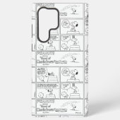 Snoopy en Charlie Brown | Engelse muffin Samsung Galaxy Hoesje (Achterkant)