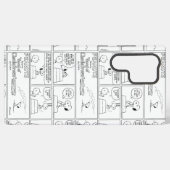 Snoopy en Charlie Brown | Engelse muffin Samsung Galaxy Hoesje (Achterkant horizontaal)